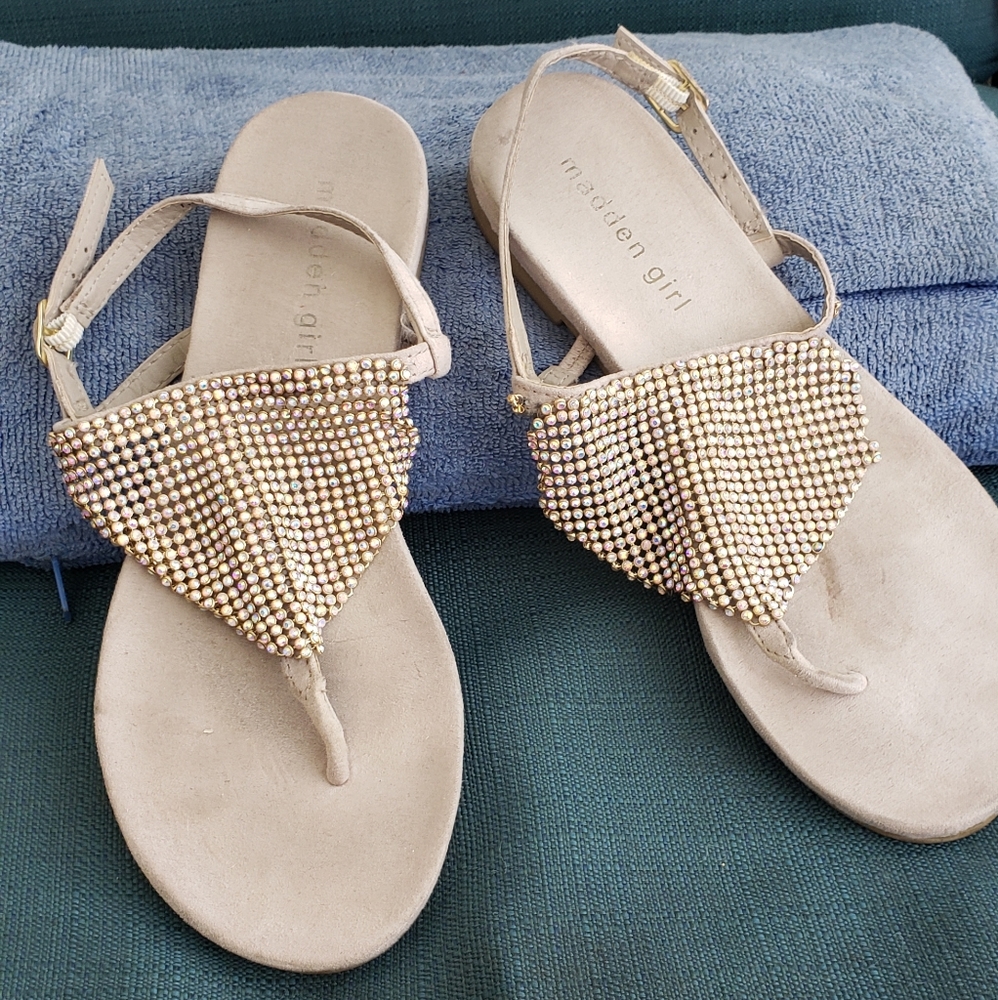 Madden Girl Size 7 blingy sandals.